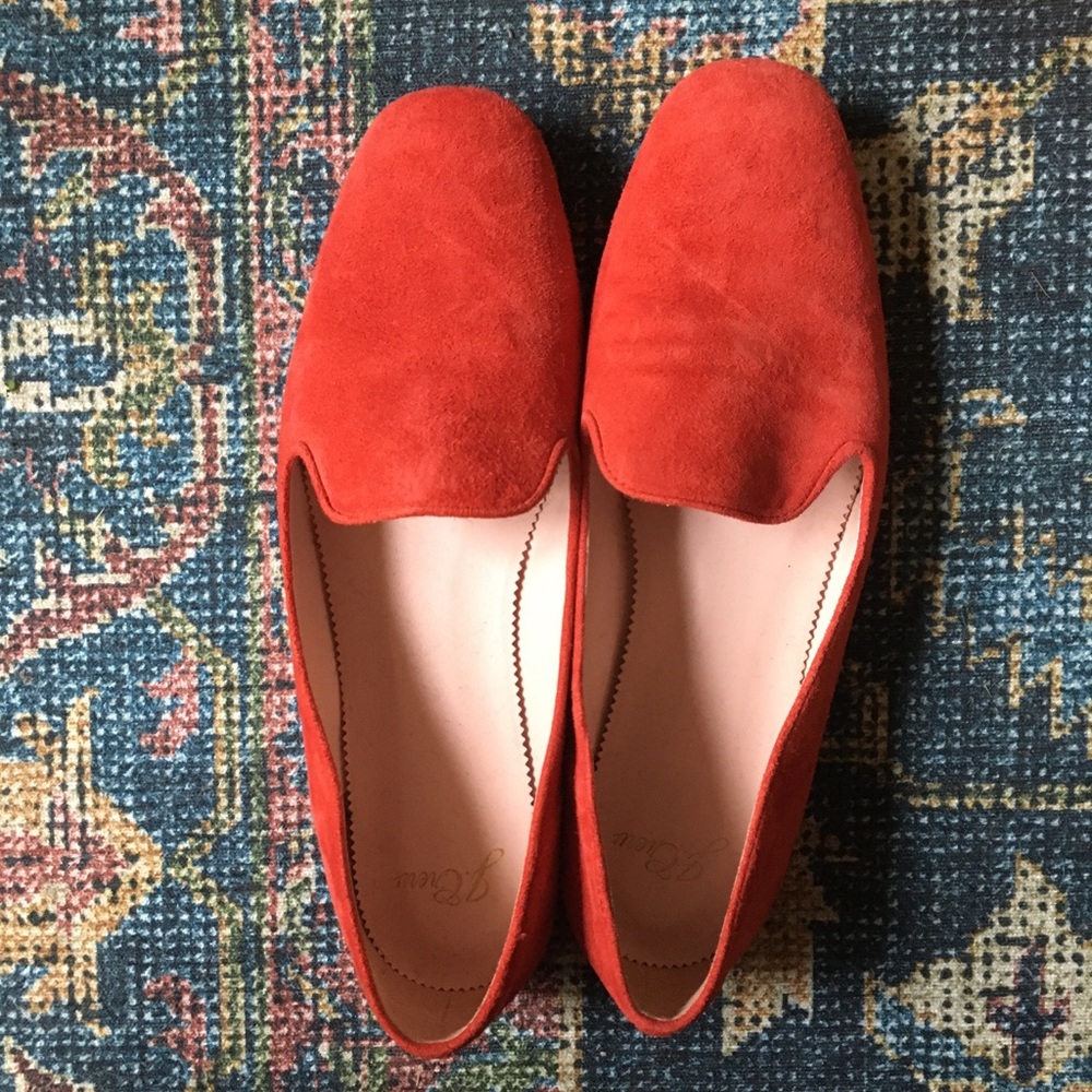 J. Crew suede flats